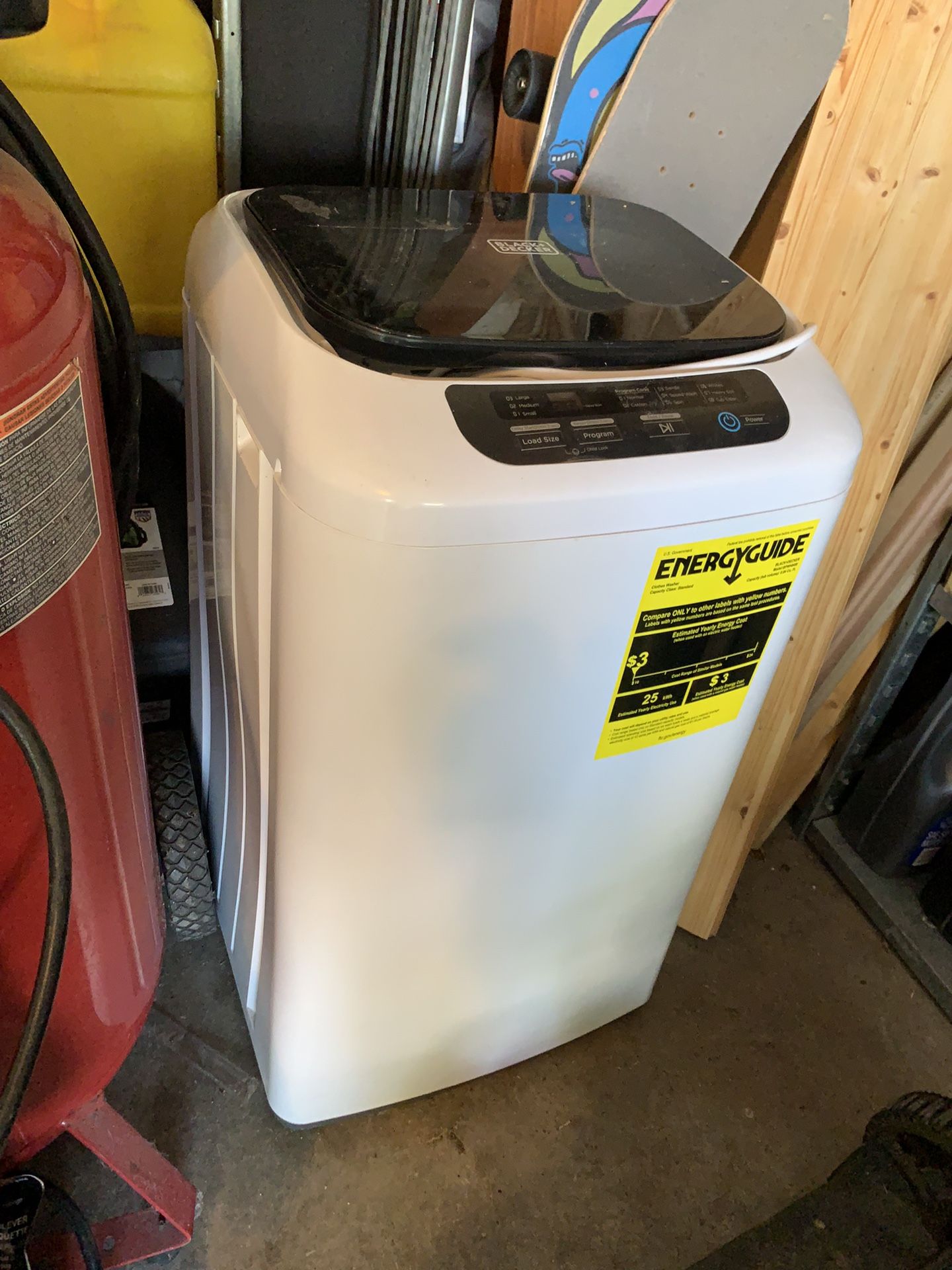 Portable Washing Machine Black And Decker 0.9 Cu.Ft. for Sale in San  Antonio, TX - OfferUp