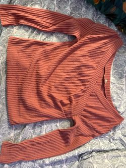 Ribbed Knit Sweater Top