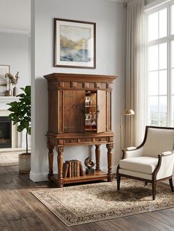 Hearst Castle Collection by Lane - bar with glass shelf