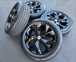 19” Ford Mustang Mach-E New Gloss Black OEM Wheels and Tires