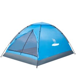 Person Camping Tent with Removable Rain Fly, Easy Setup Outdoor Tents Water Resistant Lightweight Portable for Family Backpacking Camping Hiking Trave