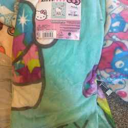 Brand New Hello Kitty Blanket 