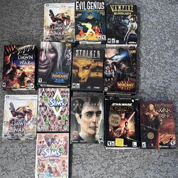 PC Games Collection Boxes DVDs