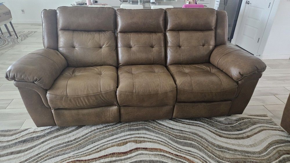 Leather Sofa And Loveseat