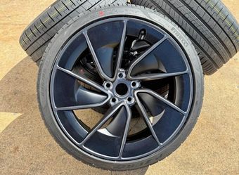WE DELIVER 4x OEM 2026 Tesla Model 3 Performance 20" Warp Wheels Tires 100%