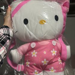 Hello Kitty Plush Backpack