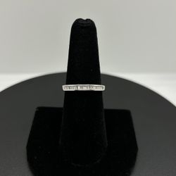 BRAND NEW .42CTW Platinum Baguette Cut Wedding Band