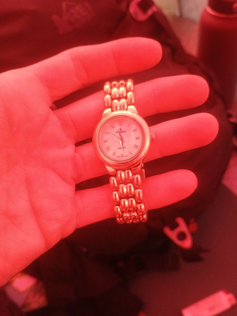 Peugeot Vintage Mother Of Pearl Watch