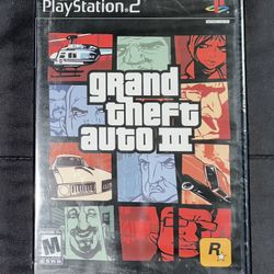 PlayStation 2(PS2) Grand Theft Auto 3(GTA) SEALED Game