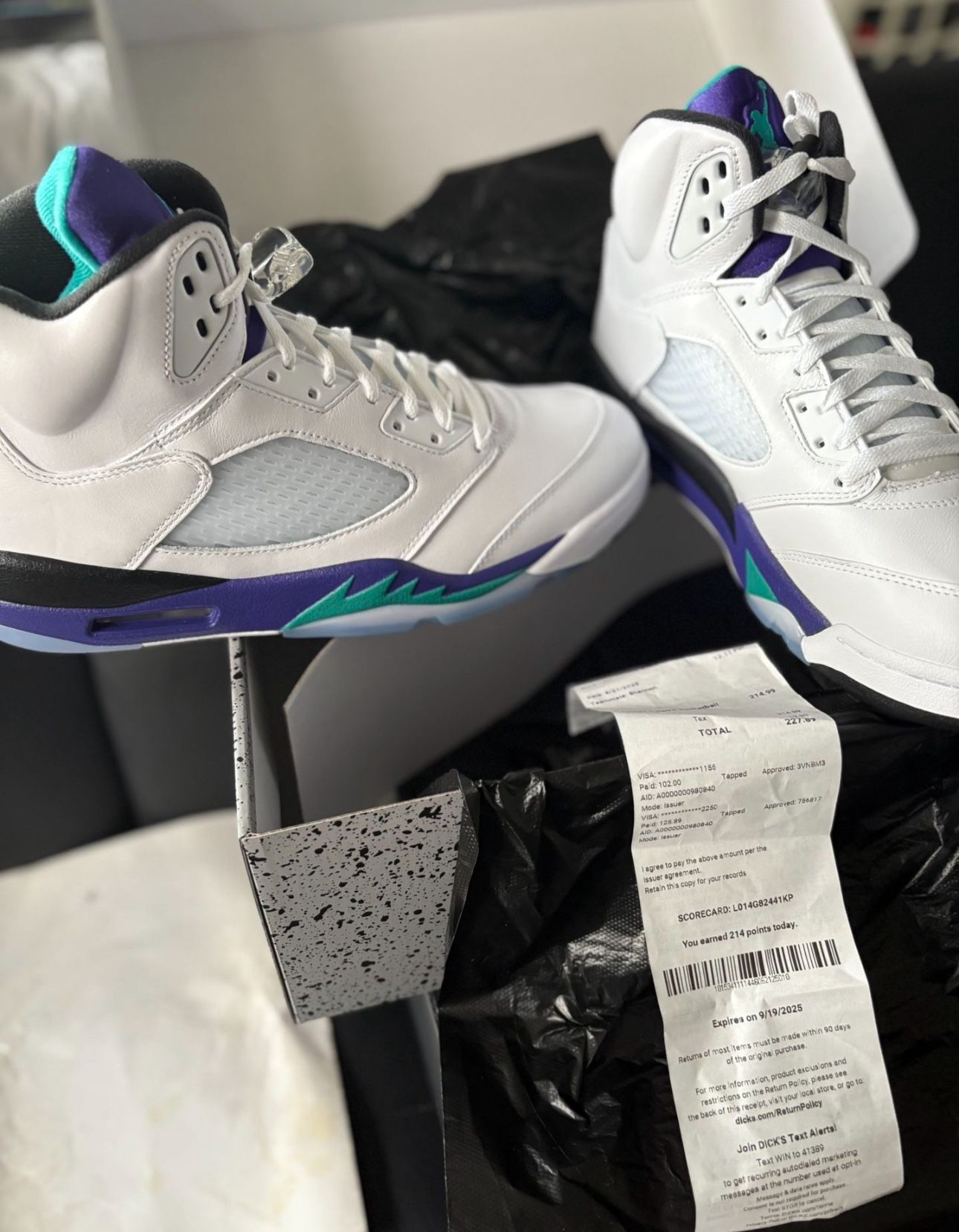 Grape Jordan 5’s 2025
