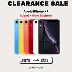 📱 iPhone XR 5.8” (Desbloqueado + Batería Nueva) – ¡Ahora Solo $119.99! 🔋