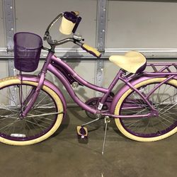 Women’s/Girls Beach Cruiser Bike Bicycle Huffy Perfect Fit Frame Purple