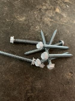 2 inch white head screws