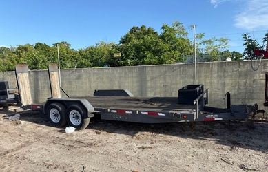 2016 Equipment/Tow Trailer 20 ft 10000 lb GVWR dual axel