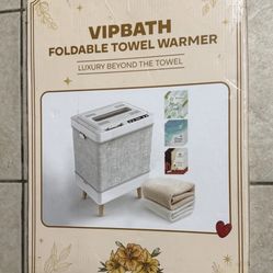 New 35L Towel Warmer Gift Set Foldable Family Size with Window & Aroma Discs