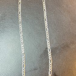 925 Silver Fígaro Chain  22”