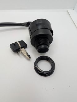 Golf cart key switch