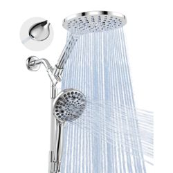 Dual Handheld Shower Head Combo, 2-in-1