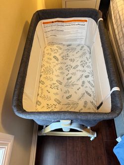 HARPPA 3-in-1 Bassinet / Bedside Sleeper – Gray – Excellent Condition
