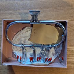 Vintage New  Milady's Berkeley Metal Belt Rack 1950's