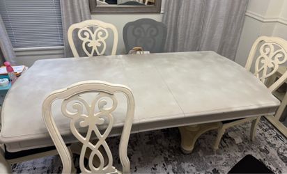 real hardwood dining table