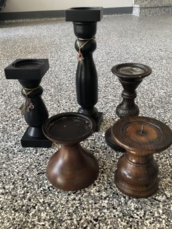 Pillar candle holders