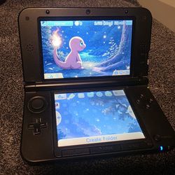Nintendo 3ds XL Red Custom Video Game Console Mod-bbed