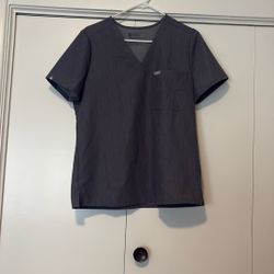Grey Womens scrub Top 