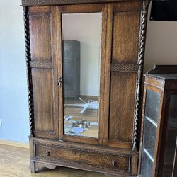 Mirrored Armoire 