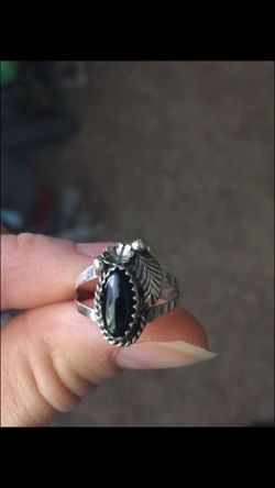 Sterling silver ring Native American