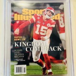 9.4 Graded Patrick Mahomes Sports Illustrated Magazine 