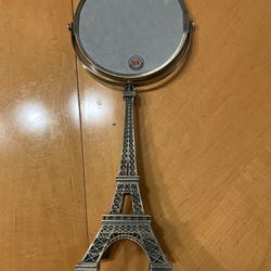 Double-Sided Bronze Cosmetic Mirror Antique French Eiffel Tower pick up Coral Springs 33071