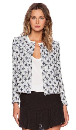 IRO Handi Blazer in White & Blue
