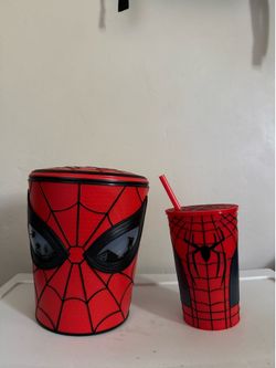 Spiderman popcorn & cup