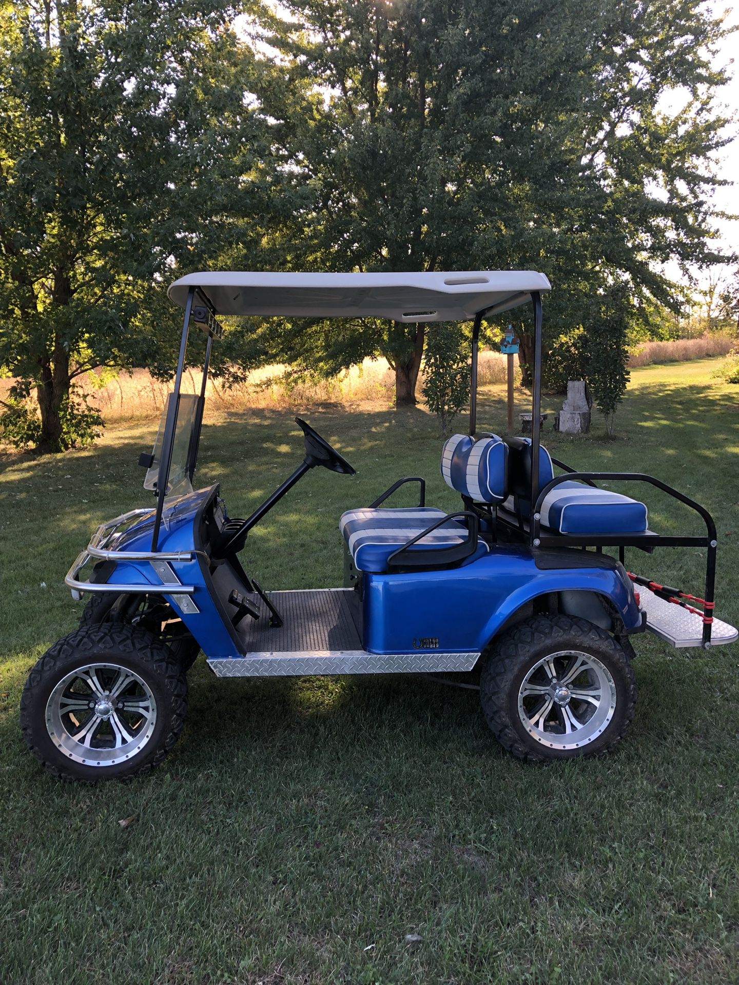 EzGo Golf Cart Custom Rims and Tires