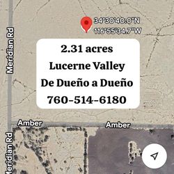 2.31 Acres En Lucerne Valley De Venta De Dueño A Dueño 