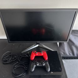 PS4 And Kg281k Monitor
