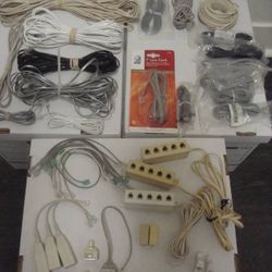 Telephone - Landline - Cables, Connectors   Take all for $ 5