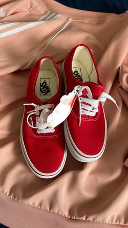 New red vans size 7.0 men s 8.5 women $35