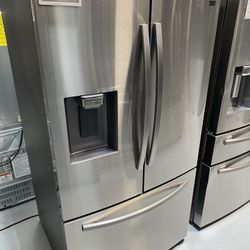 Samsung Stainless Steel 27 Cu. Ft. 3-Door French Door Refrigerator With External Water And Ice Dispenser 