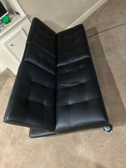 Black small couch