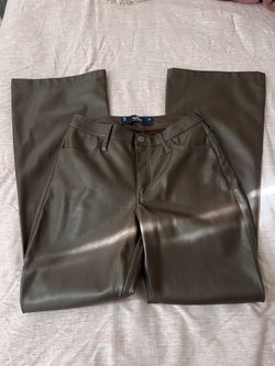 Brand New Hollister Fake Leather Brown Size 3