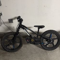 Stacy 20e drive electric bike with front suspension