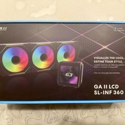 Lian-Li Galahad II LCD CPU Liquid Cooler - Black, 360mm, SL-Infinity Fan