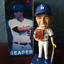 Los Angeles Dodgers Corey Seager Rookie Of The Year Silver Slugger Bobblehead