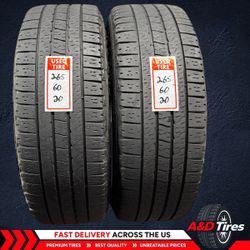 2 Like New 265/60 R20 Goodyear Wrangler 