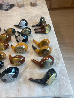 Vintage Persimmon Golf Club Heads – Large Collection – Heads Only