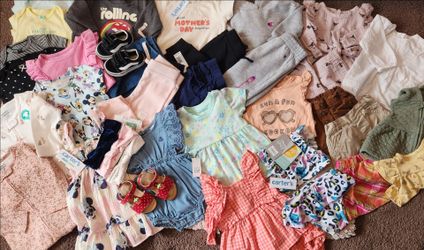Baby girl clothes and shoes