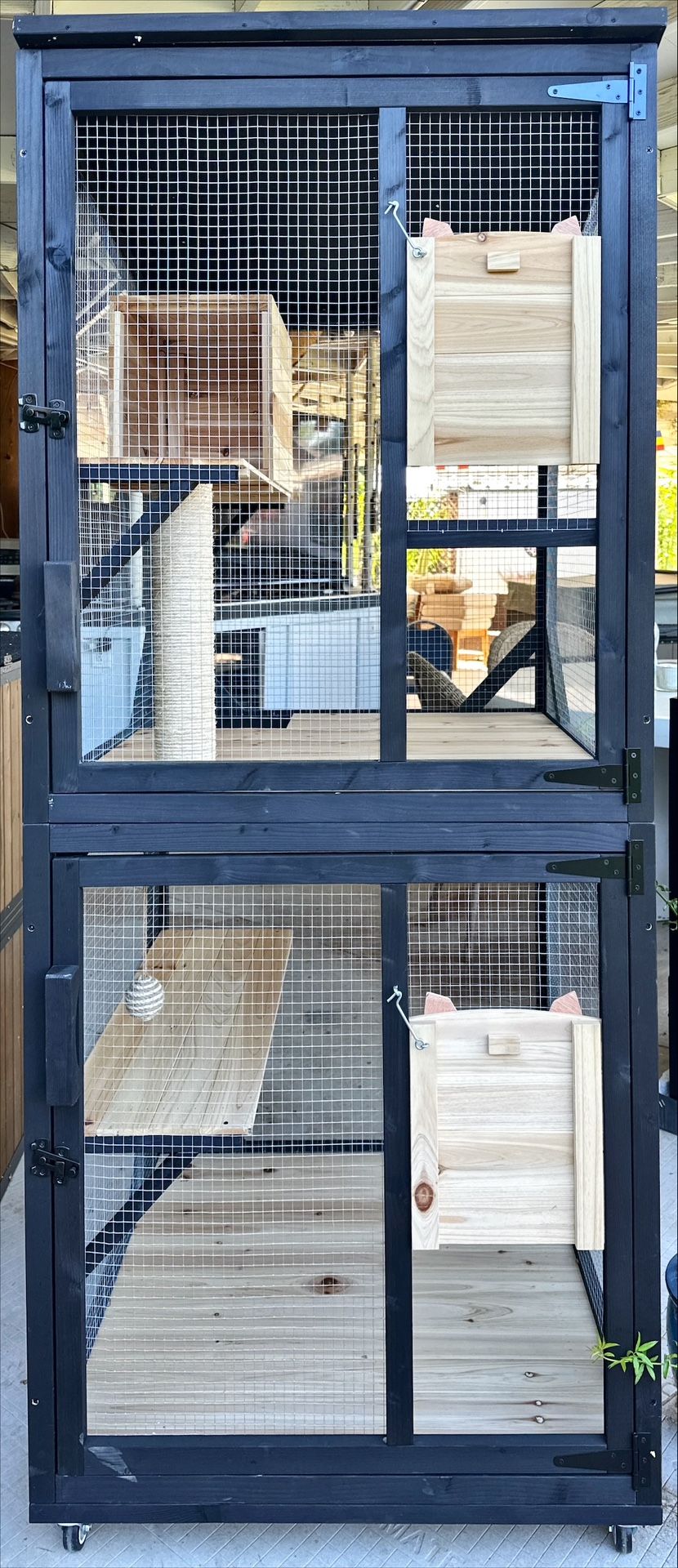 Wooden Cat House