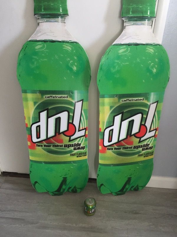 Upside down 7-Up also known as dnL
